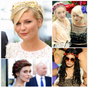 Celebstyle floral headband trend summer 2012